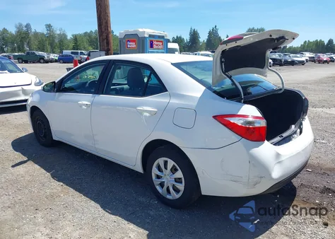 2016 Toyota Corolla L z USA, uszkodzony, nr VIN 2T1BURHEXGC536682